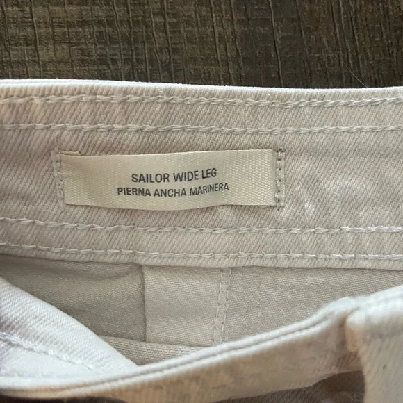 NWT Cream Wide-Leg Pants - Picture 3 of 6